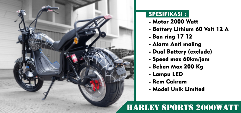 Molis Harley Sports 2000watt